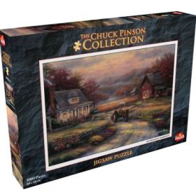 Puzzle 1000 piese, Chuck Pinson, Casuta pitoreasca