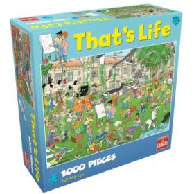 Puzzle Cauta si Gaseste, 1000 piese- La scoala