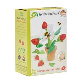 Joc Capsuni in ghiveci Strawberry Flower Pot, 13 piese