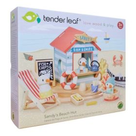 Coliba de pe plaja a lui Sandy, din lemn premium Sandy's Beach hut