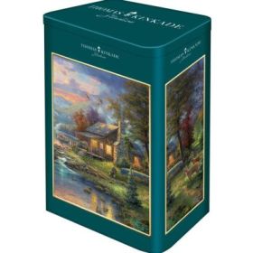 Puzzle 500 piese, Thomas Kinkade - Paradisul naturii, cutie metalica, Schmidt