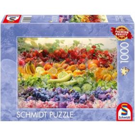 Puzzle 1000 piese, Cocktail de fructe, Schmidt