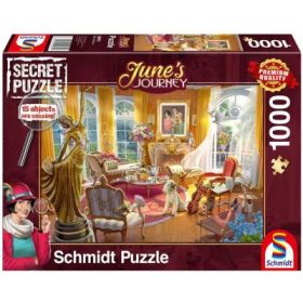 Puzzle 1000 piese, I. Journey - Salonul de pe mosie, Schmidt