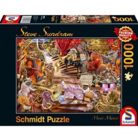 Puzzle 1000 piese, Steve Sundram - Music Mania, Schmidt