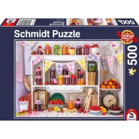 Puzzle 500 piese, Dulceturi si marmelada, Schmidt