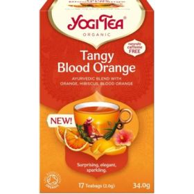 Ceai bio cu portocale rosii, 17 pliculete a 2, 0g / 34, 0g Yogi Tea