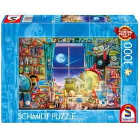 Puzzle 1000 piese, Spre Luna, Schmidt