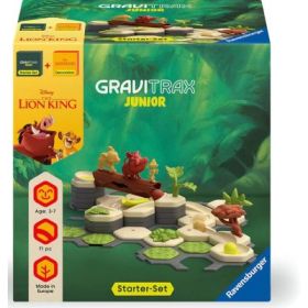 Joc de constructie, set de baza Gravitrax Junior + extensia Disney - Regele Leu