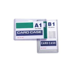 Ecuson legitimatie CNX, orizontal, 20 microni, 100x67mm, plastic, transparent