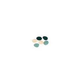 Accesorii creatie ROSEPETAL-34, petale textura matase, nuante de verde, set 200 buc