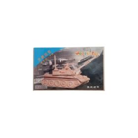 Puzzle lemn 3D - Tanc ZTZ-99, 4 foi, Colorarte, PJ-S130