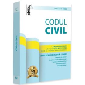 Codul civil ianuarie 2026. Editie tiparita pe hartie alba - Dan Lupascu