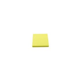 Notes adeziv Office Cover A03, 100 coli, 75x75mm, galben pastel, blister