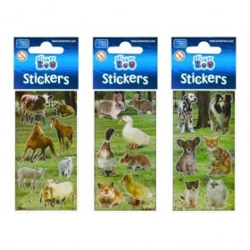 Abtibilduri - animale domestice, set 6-7 buc, Sticker Boo, 382529