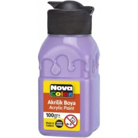 Culoare acrilica 100 ml, violet, Nova Color