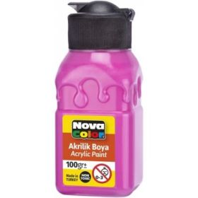 Culoare acrilica 100 ml, roz, Nova Color