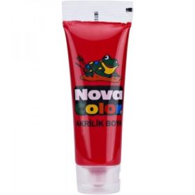 Culoare acrilica 75 ml, rosu, Nova Color
