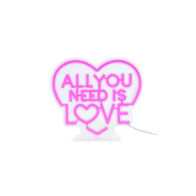 Lampa LED. All You Need is Love