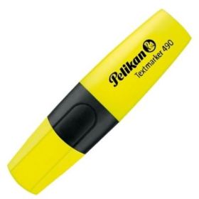 Textmarker galben 490, varf tesit din fetru, 1-4mm, Pelikan