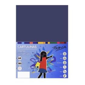 Carton colorat A4 Fabrisa, 180g/mp, bleumarin intens, top 250 coli