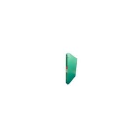 Caiet mecanic 4 inele D16 mm, coperti flexibile PP, Optima Flex, verde transparent