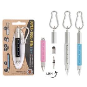 Pix cu bila Trendhaus CH29818, 6in1, cu carabina, surubelnita, rigla 4cm, touch, diverse culori