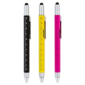 Pix cu bila Trendhaus CH28247 / CH28892, cu mecanism, cu touch, corp diverse culori cu rigla 10cm, surubelnita si boloboc