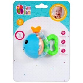 Jucarie bebelusi zornaitoare, pestisor, Bam Bam 414265, 0+ luni