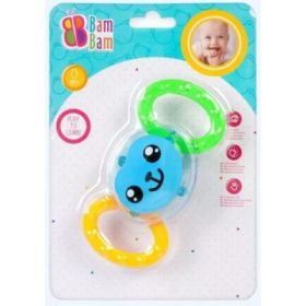 Jucarie bebelusi zornaitoare, maimuta, Bam Bam 414258, 3+ luni