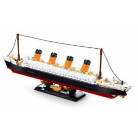 Joc de constructie Vapor Titanic, pvc, Sluban M38-B0835, 481 piese, 4. 5x33x6. 7cm