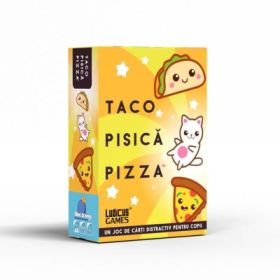 Joc de carti pentru copii Taco Pisica Pizza, limba romana