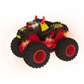 MASINA CU LUMINI SI SUNETE, REV TREDZ ROSU, HOT WHEELS