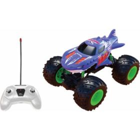 MASINUTA CU TELECOMANDA TIP CAMION BEAST RUNNERS, SCARA 1/24, 21CM, MOV
