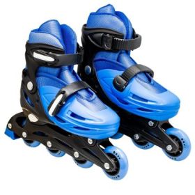 Role pentru copii, roti PVC, M (34-37), albastru