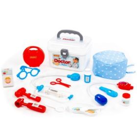 Set doctor in gentuta, 15 piese, 21. 1x17. 5x15. 5 cm, Polesie