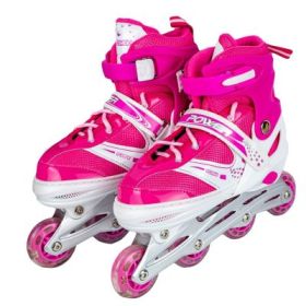 Role pentru copii, roti PVC, L (38-41), roz