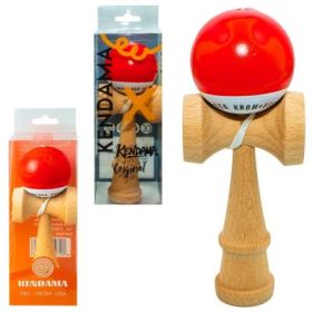 Kendama din lemn PKU, rosu