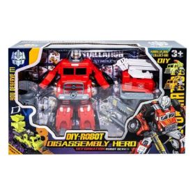 Robot transformabil in masina de pompieri