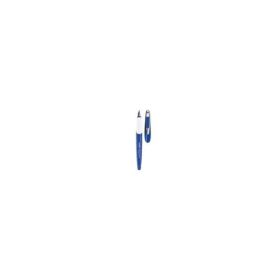 Stilou My Pen, penita M, albastru/alb