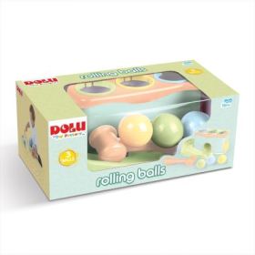Jucarie bebelusi, Sortator cu ciocanel si bile, Pastel, Dolu
