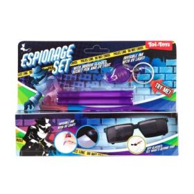 Kit spionaj: ochelari, lampa UV, pix UV, Toi-Toys