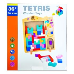 Joc Tetris, din lemn