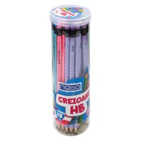 Creioane grafit HB, 48 buc/set, NEBO