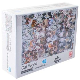 Puzzle carton mini, Lumea pisicilor, 1000 piese