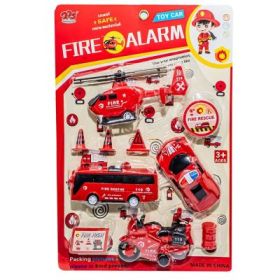 Play set pompieri pe blister