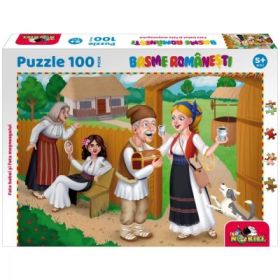 Puzzle, 100 piese, Fata babei fata mosneagului, Colectia Basme Romanesti, Noriel