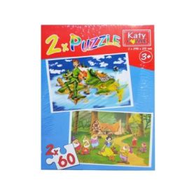 Puzzle 2 in 1, 60 piese Katy