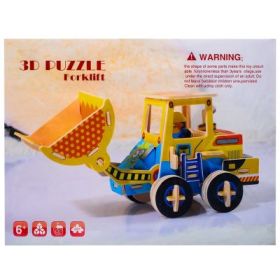 Puzzle 3D, din lemn