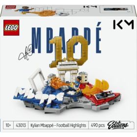 LEGO Editions. Kylian Mbappé Momente importante din fotbal 43013, 490 piese