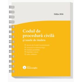 Codul de procedura civila si taxele de timbru. Actualizat la 15 mai 2026 - spiralat